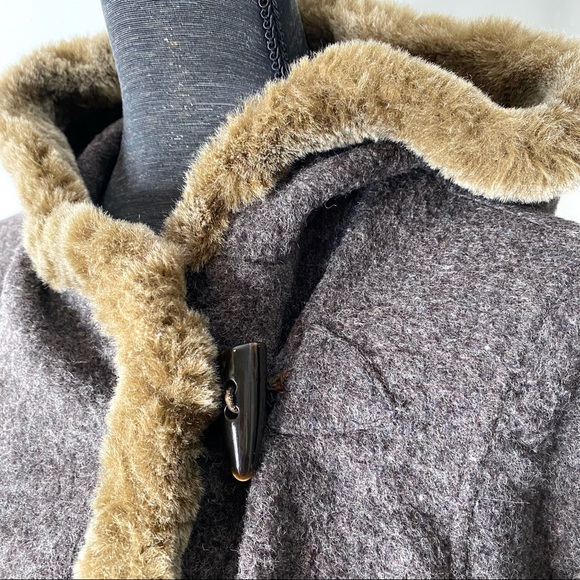 J. Jill Wool Blend Hooded Coat - Picture 3 of 13